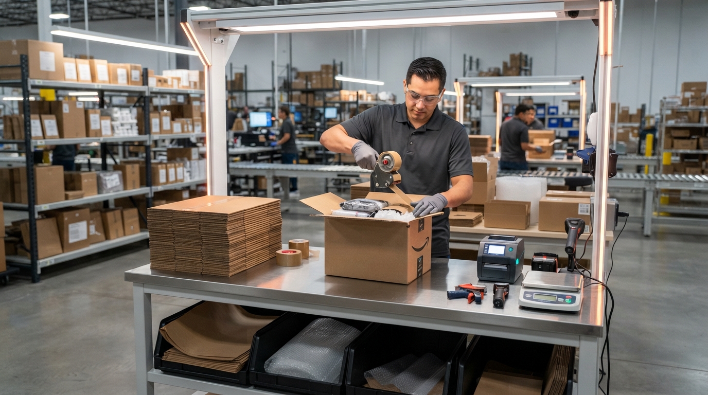 amazon_fba_shipment_preparation_a_structured_and_clean_workspace_focusing_on