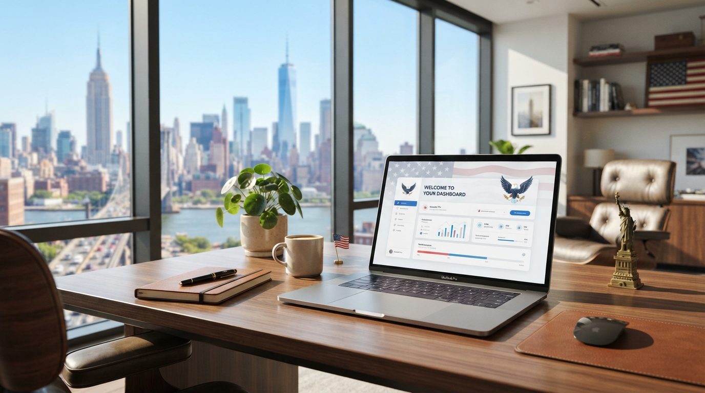 starting_a_business_in_the_usa_a_modern_bright_office_desk_with_a_view_of_a