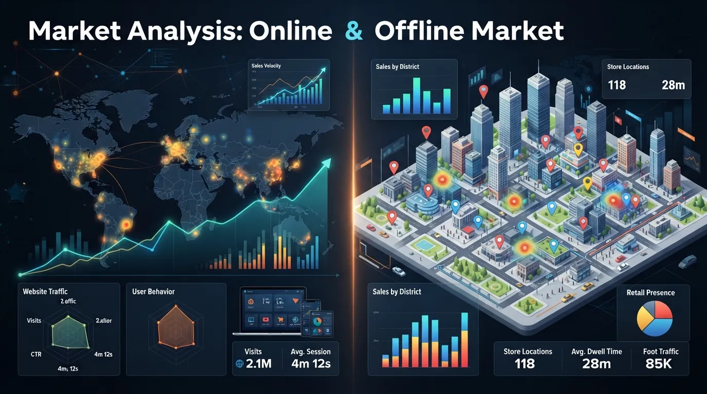 Market analysis online offline - Business Consulting
